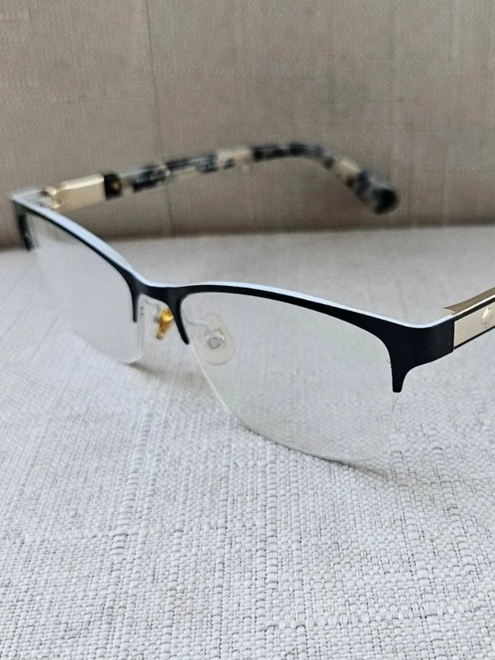 Kate Spade Women Eyeglasses Frame Half Rim Eyewear GLORIANNE Black Glasses